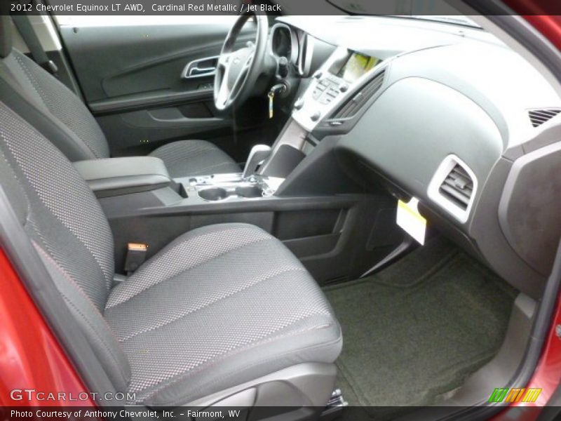 Cardinal Red Metallic / Jet Black 2012 Chevrolet Equinox LT AWD