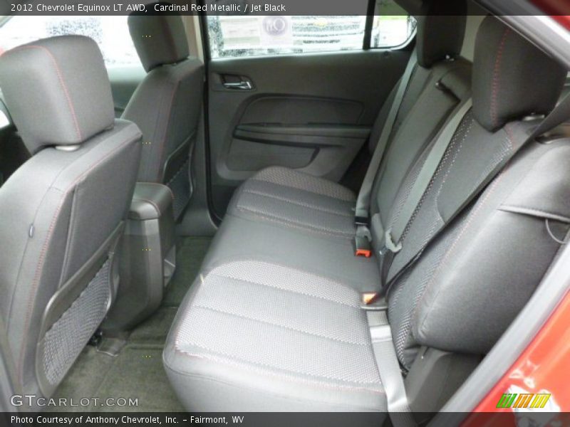 Cardinal Red Metallic / Jet Black 2012 Chevrolet Equinox LT AWD