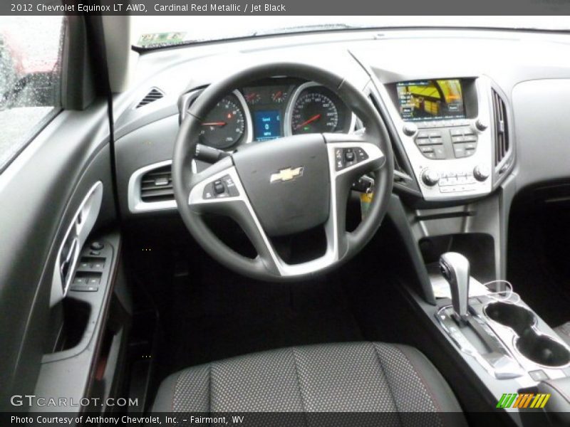 Cardinal Red Metallic / Jet Black 2012 Chevrolet Equinox LT AWD