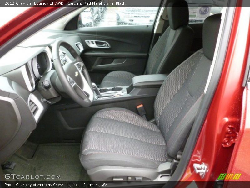 Cardinal Red Metallic / Jet Black 2012 Chevrolet Equinox LT AWD