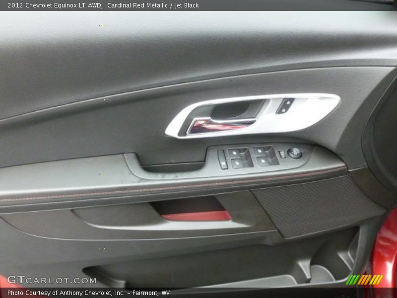 Cardinal Red Metallic / Jet Black 2012 Chevrolet Equinox LT AWD