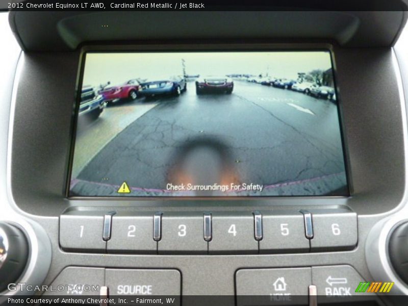 Cardinal Red Metallic / Jet Black 2012 Chevrolet Equinox LT AWD