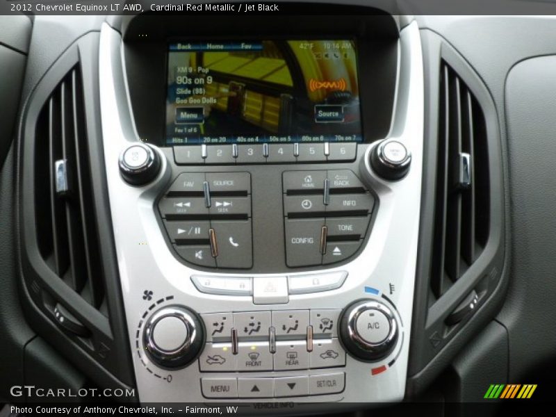 Cardinal Red Metallic / Jet Black 2012 Chevrolet Equinox LT AWD