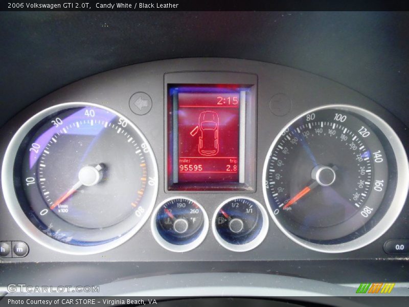 Candy White / Black Leather 2006 Volkswagen GTI 2.0T