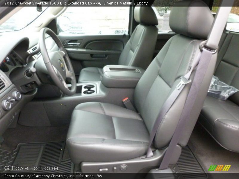 Front Seat of 2012 Silverado 1500 LTZ Extended Cab 4x4