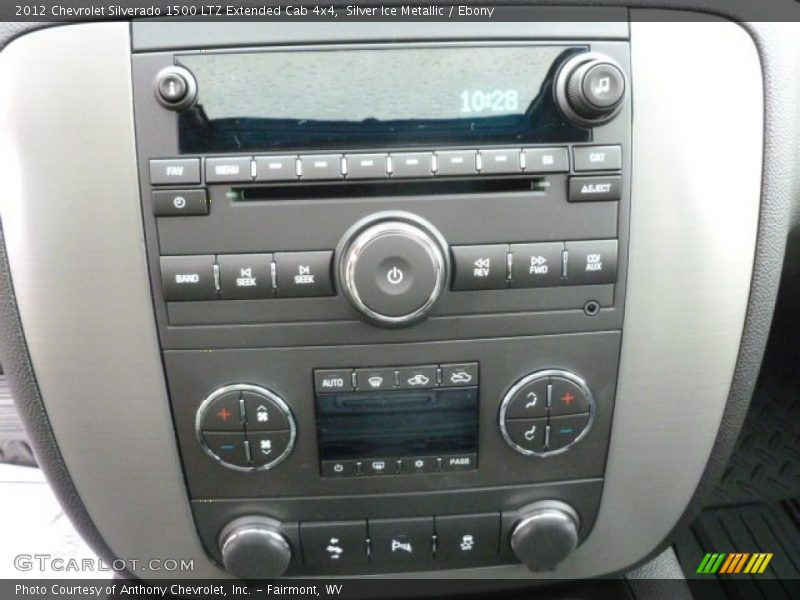 Controls of 2012 Silverado 1500 LTZ Extended Cab 4x4