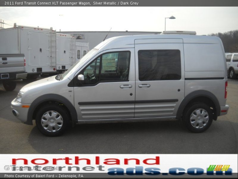 Silver Metallic / Dark Grey 2011 Ford Transit Connect XLT Passenger Wagon