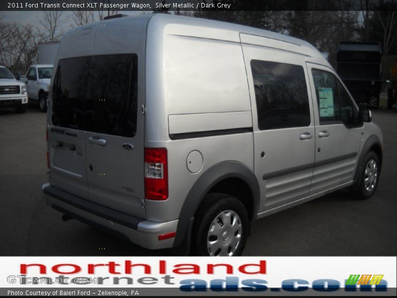 Silver Metallic / Dark Grey 2011 Ford Transit Connect XLT Passenger Wagon
