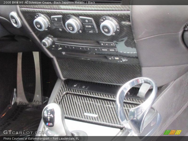 Controls of 2008 M6 AC Schnitzer Coupe