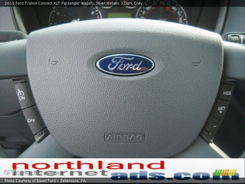 Silver Metallic / Dark Grey 2011 Ford Transit Connect XLT Passenger Wagon