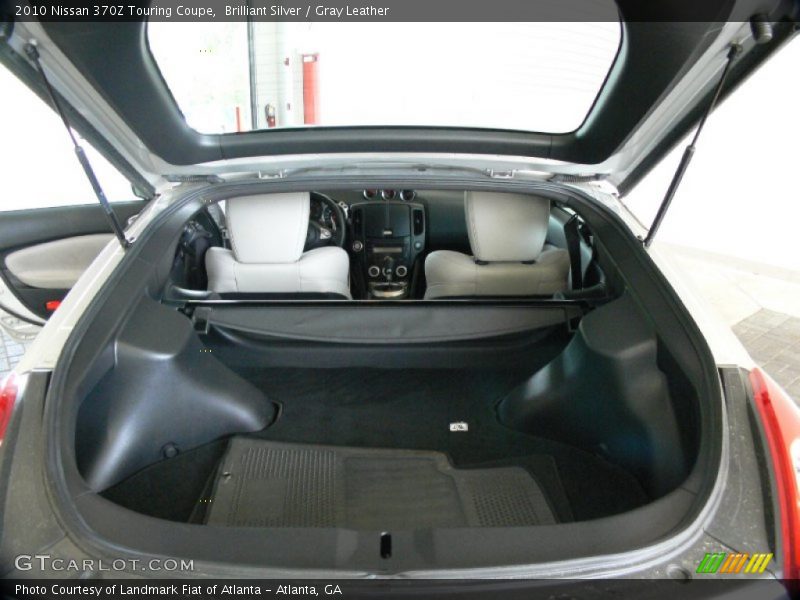 Brilliant Silver / Gray Leather 2010 Nissan 370Z Touring Coupe