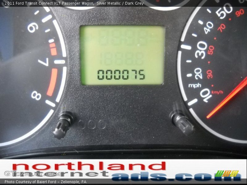 Silver Metallic / Dark Grey 2011 Ford Transit Connect XLT Passenger Wagon