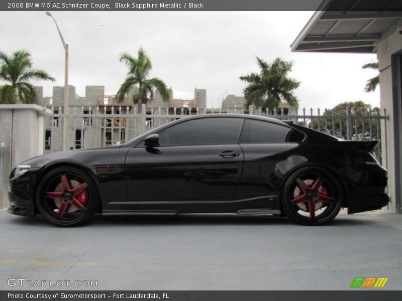 Black Sapphire Metallic / Black 2008 BMW M6 AC Schnitzer Coupe