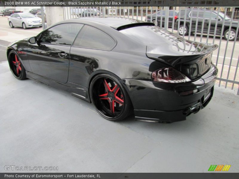 Black Sapphire Metallic / Black 2008 BMW M6 AC Schnitzer Coupe