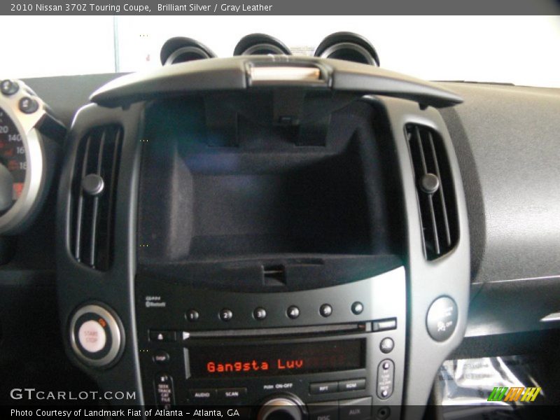 Brilliant Silver / Gray Leather 2010 Nissan 370Z Touring Coupe