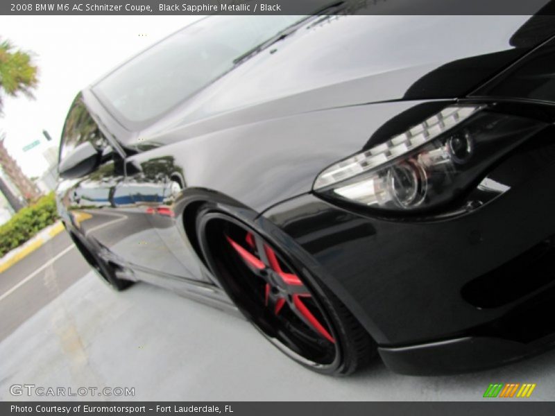 Black Sapphire Metallic / Black 2008 BMW M6 AC Schnitzer Coupe