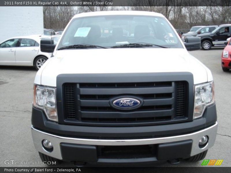 Oxford White / Steel Gray 2011 Ford F150 XL Regular Cab 4x4