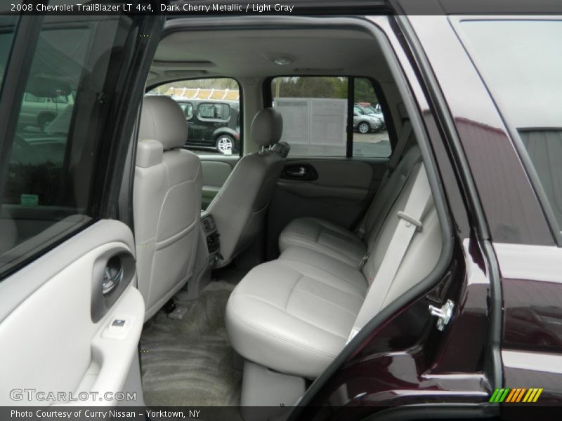 Dark Cherry Metallic / Light Gray 2008 Chevrolet TrailBlazer LT 4x4