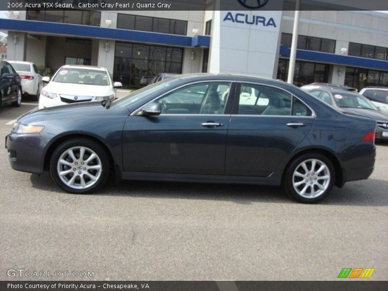 Carbon Gray Pearl / Quartz Gray 2006 Acura TSX Sedan