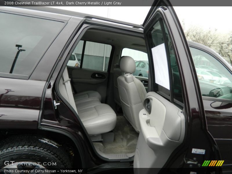 Dark Cherry Metallic / Light Gray 2008 Chevrolet TrailBlazer LT 4x4