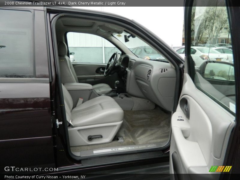 Dark Cherry Metallic / Light Gray 2008 Chevrolet TrailBlazer LT 4x4
