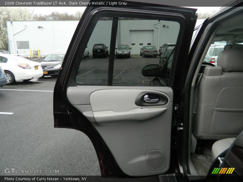 Dark Cherry Metallic / Light Gray 2008 Chevrolet TrailBlazer LT 4x4