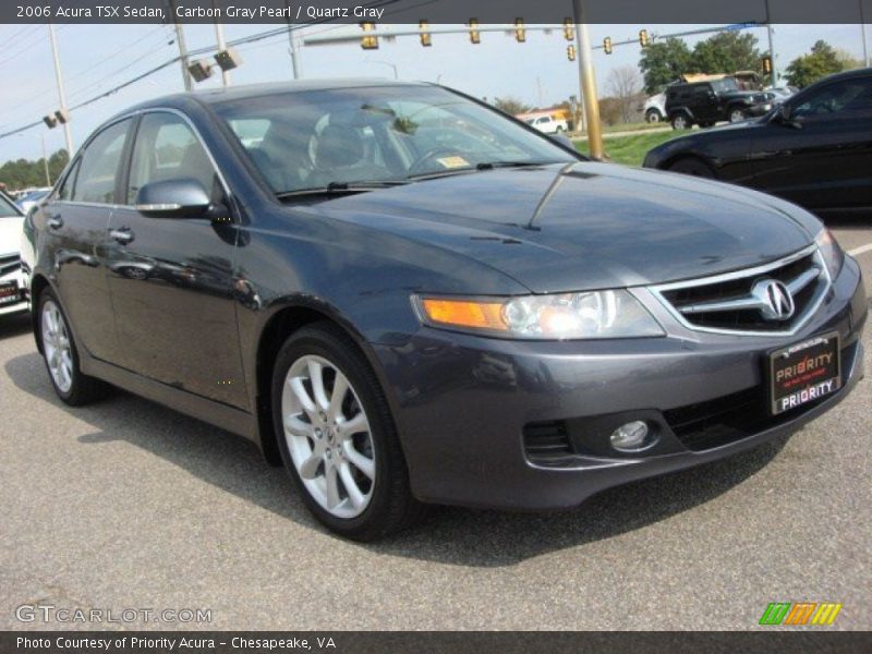 Carbon Gray Pearl / Quartz Gray 2006 Acura TSX Sedan