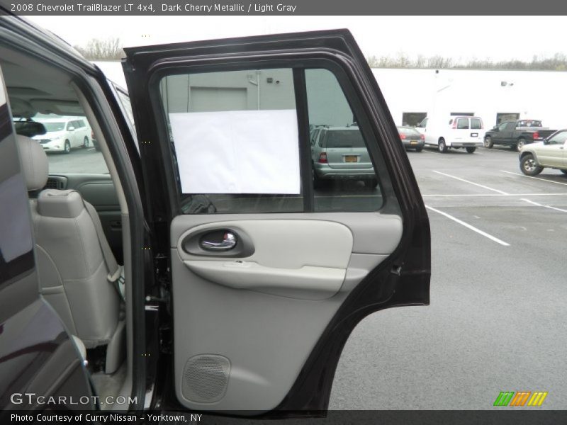 Dark Cherry Metallic / Light Gray 2008 Chevrolet TrailBlazer LT 4x4