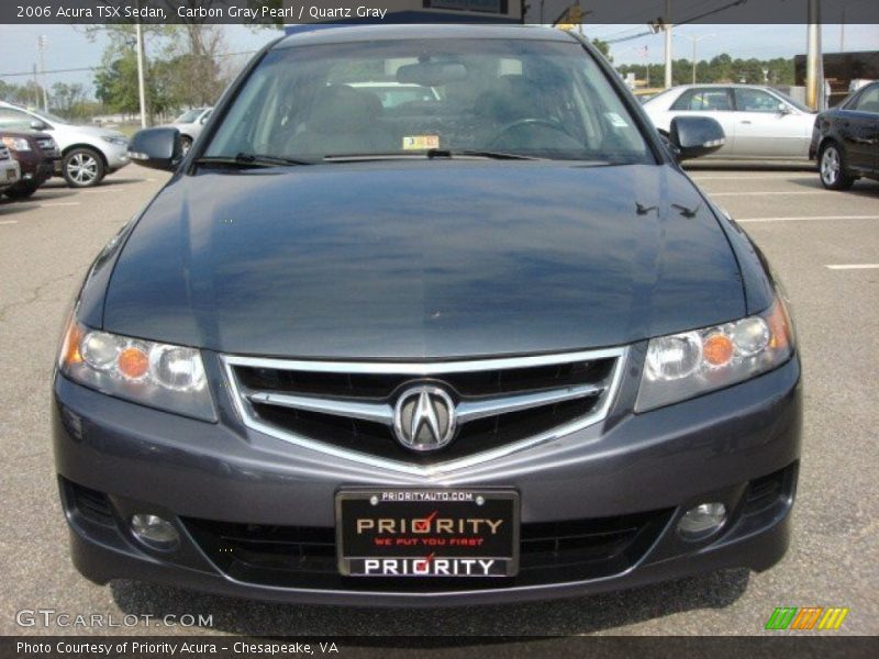 Carbon Gray Pearl / Quartz Gray 2006 Acura TSX Sedan