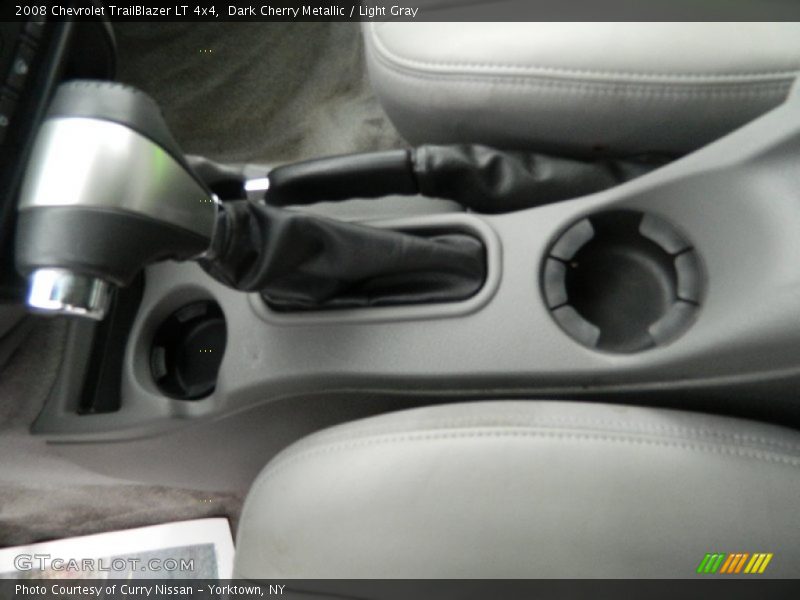 Dark Cherry Metallic / Light Gray 2008 Chevrolet TrailBlazer LT 4x4