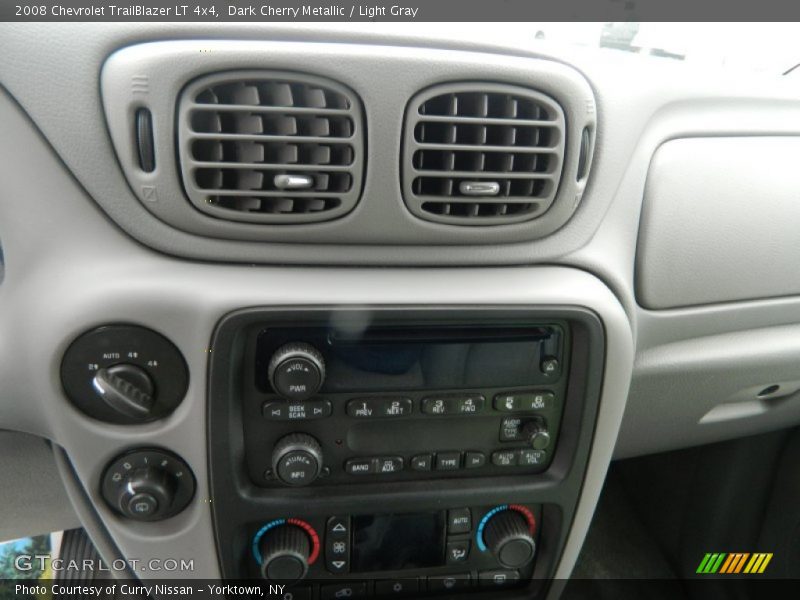 Dark Cherry Metallic / Light Gray 2008 Chevrolet TrailBlazer LT 4x4