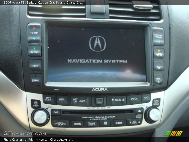 Carbon Gray Pearl / Quartz Gray 2006 Acura TSX Sedan