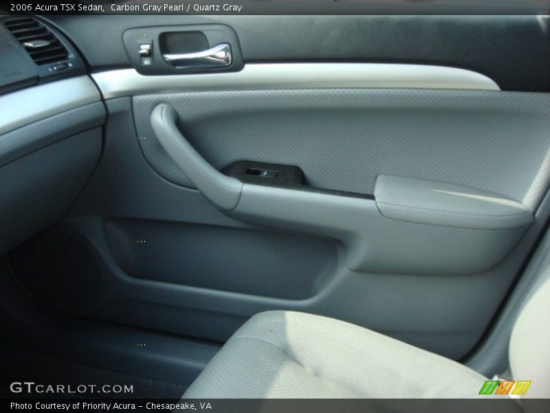 Carbon Gray Pearl / Quartz Gray 2006 Acura TSX Sedan