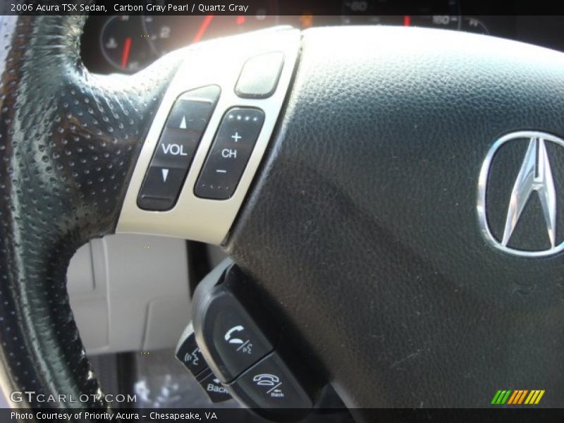 Carbon Gray Pearl / Quartz Gray 2006 Acura TSX Sedan