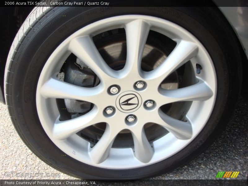 Carbon Gray Pearl / Quartz Gray 2006 Acura TSX Sedan