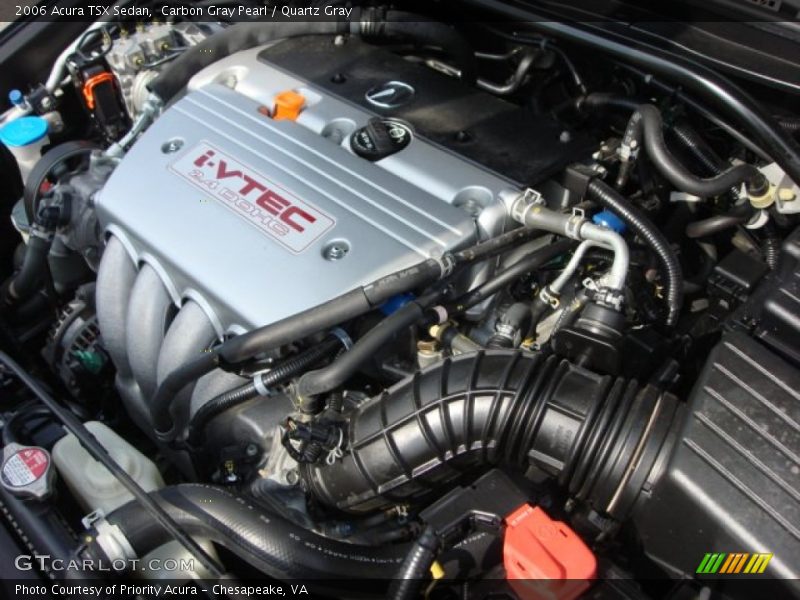 Carbon Gray Pearl / Quartz Gray 2006 Acura TSX Sedan