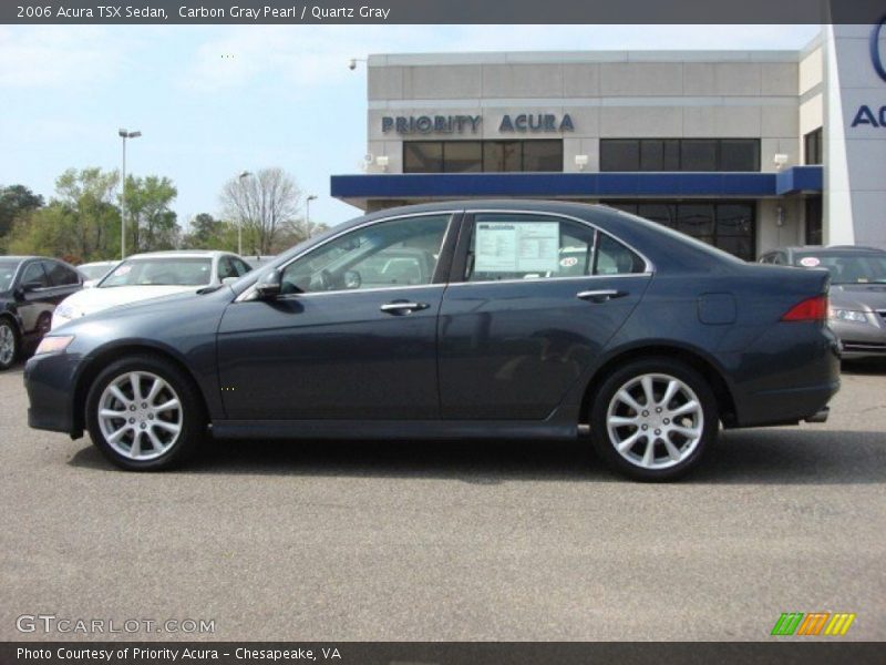 Carbon Gray Pearl / Quartz Gray 2006 Acura TSX Sedan