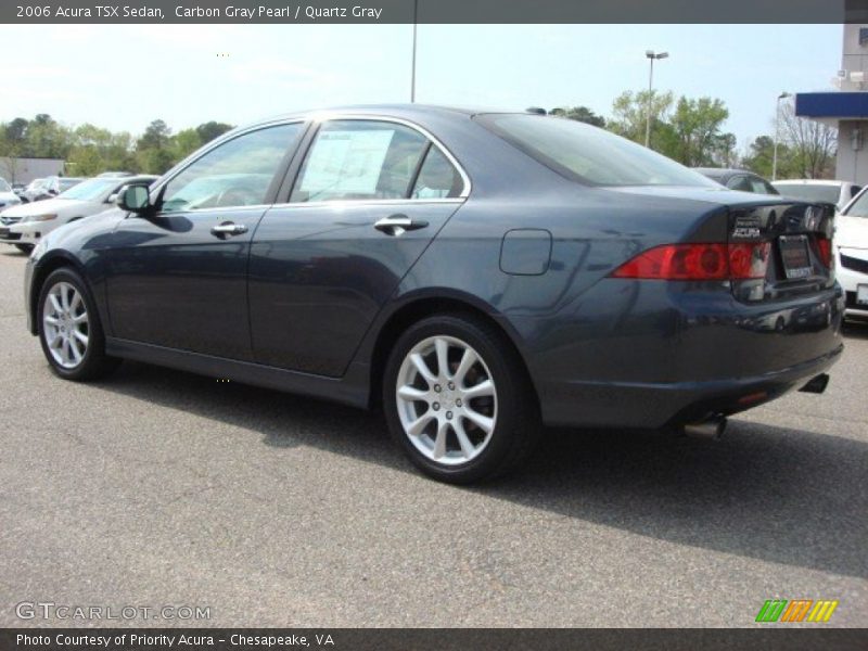 Carbon Gray Pearl / Quartz Gray 2006 Acura TSX Sedan