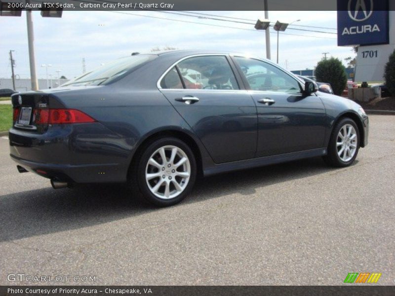 Carbon Gray Pearl / Quartz Gray 2006 Acura TSX Sedan