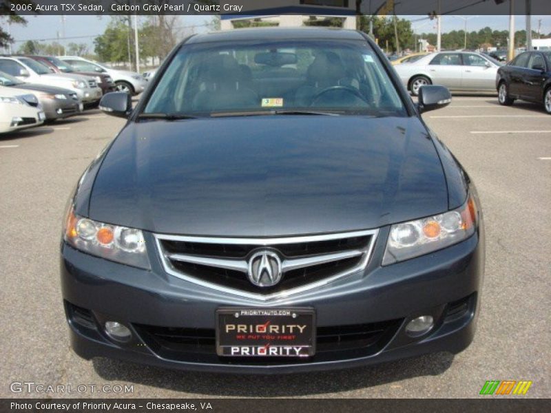 Carbon Gray Pearl / Quartz Gray 2006 Acura TSX Sedan