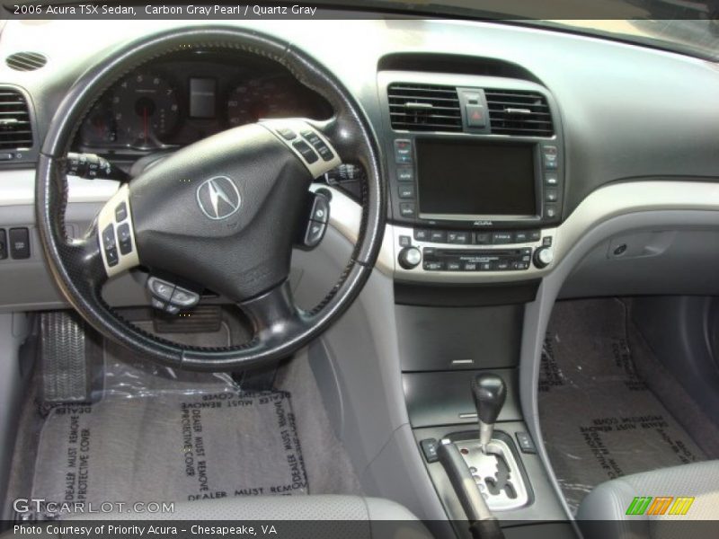 Carbon Gray Pearl / Quartz Gray 2006 Acura TSX Sedan