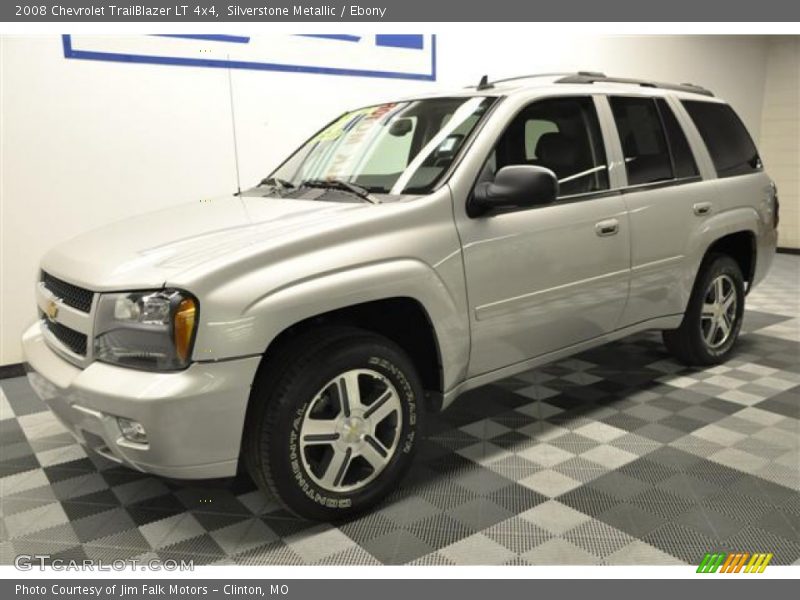 Silverstone Metallic / Ebony 2008 Chevrolet TrailBlazer LT 4x4