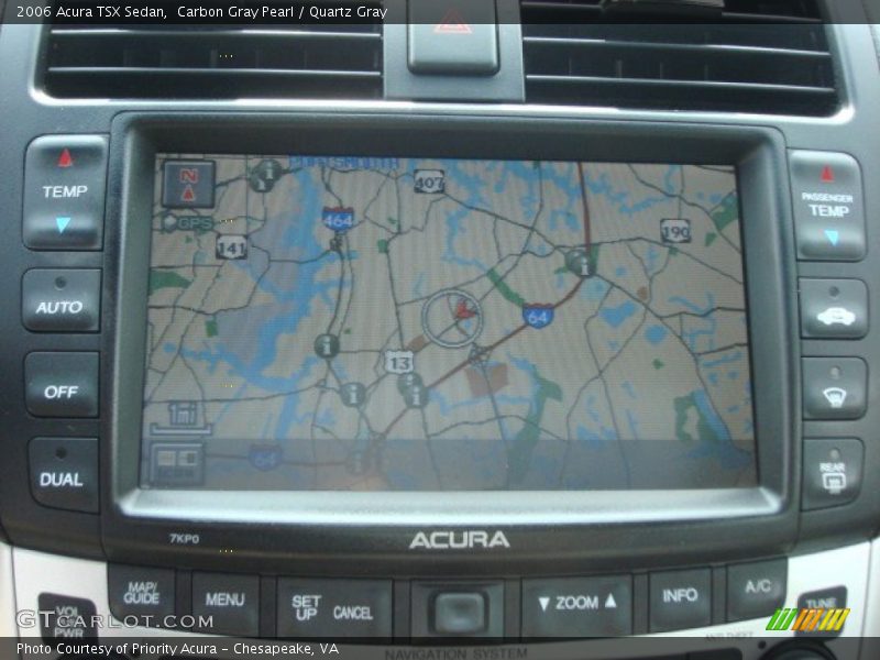 Carbon Gray Pearl / Quartz Gray 2006 Acura TSX Sedan