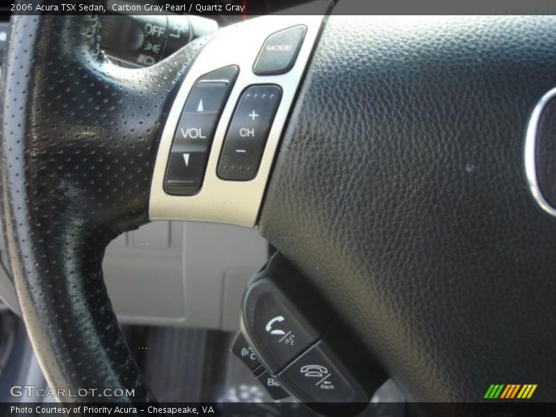Carbon Gray Pearl / Quartz Gray 2006 Acura TSX Sedan