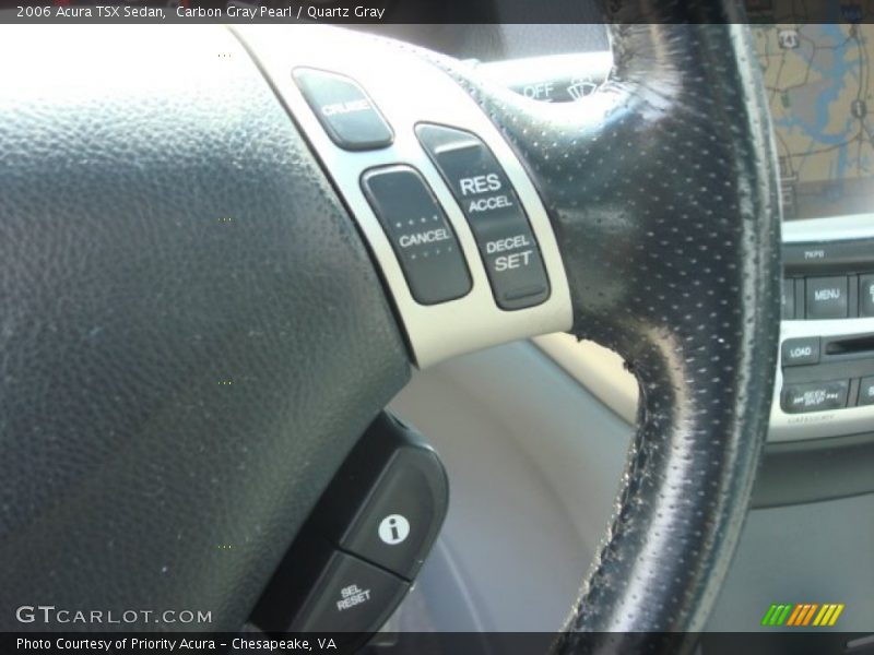 Carbon Gray Pearl / Quartz Gray 2006 Acura TSX Sedan
