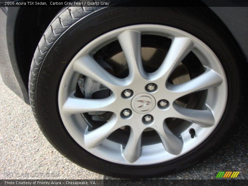 Carbon Gray Pearl / Quartz Gray 2006 Acura TSX Sedan