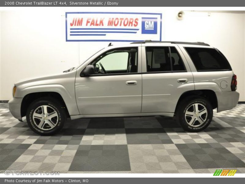 Silverstone Metallic / Ebony 2008 Chevrolet TrailBlazer LT 4x4