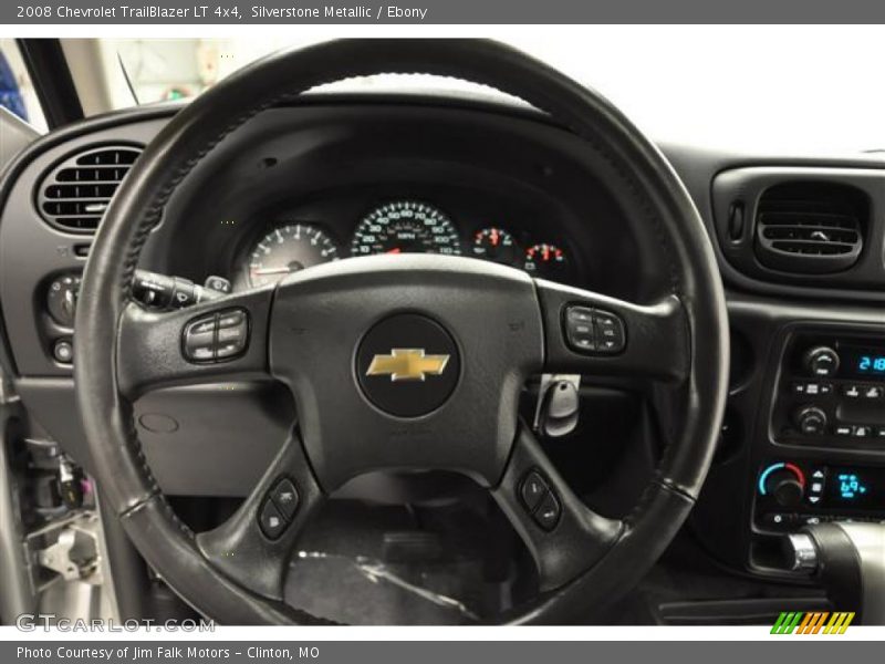 Silverstone Metallic / Ebony 2008 Chevrolet TrailBlazer LT 4x4