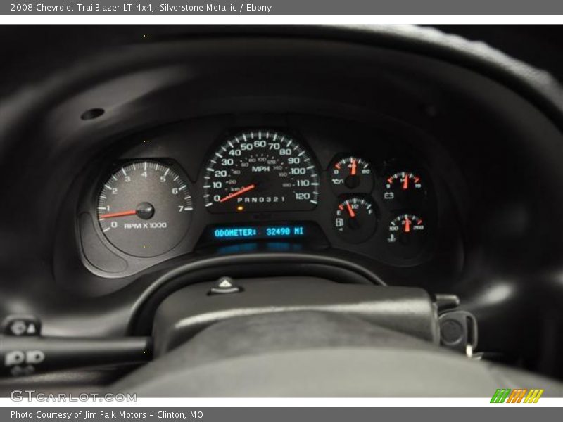Silverstone Metallic / Ebony 2008 Chevrolet TrailBlazer LT 4x4