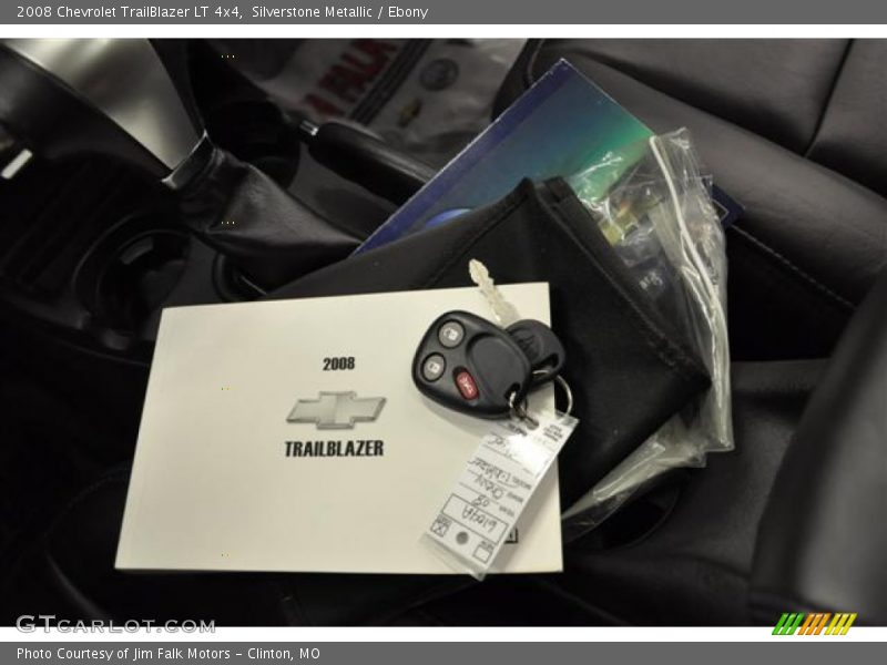 Silverstone Metallic / Ebony 2008 Chevrolet TrailBlazer LT 4x4